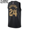 Dječji NBA Dres Cleveland Cavaliers Lauri Markkanen 24 Jordan 2022-23 Statement Edition Crno Swingman